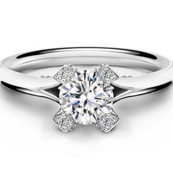 Λευκόχρυσο μονόπετρο μπριγιάν 18κ - Ketsetzoglou Diamond Ring
