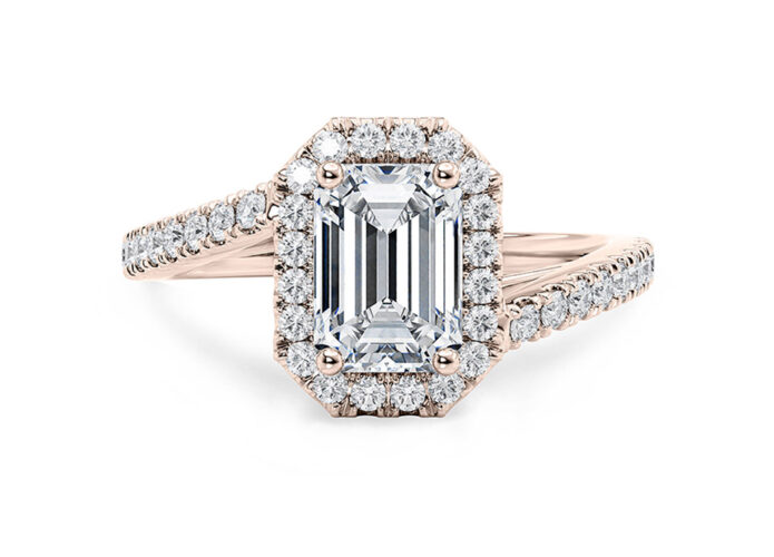 Μονόπετρο διαμάντι ροζ χρυσό - Ketsetzoglou Jewellery