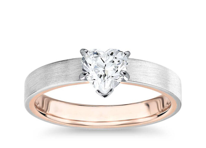 Μονόπετρο δαχτυλίδι με διαμάντι καρδιά - Ketsetzoglou Diamonds