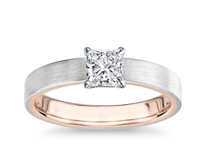 Μονόπετρο δαχτυλίδι μπριγιάν princess - Only Natural Diamond