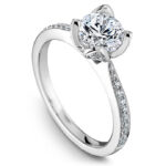 Κομψά μονόπετρα με διαμάντια Κ18- Ketsetzoglou Diamond Rings