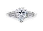 Μονόπετρο δαχτυλίδι pear cut diamond - Diamond Ring Athens