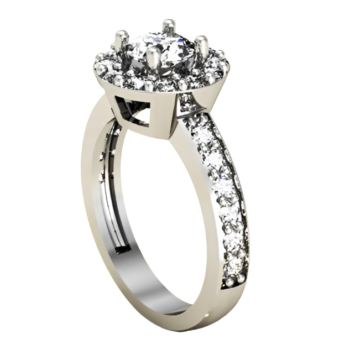 Μονόπετρο δαχτυλίδι μπριγιάν για λόγο Κ18-Solitare Diamond Ring