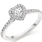 κομψό μονόπετρο με διαμάντι - online monopetro.com.gr