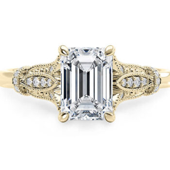 μονόπετρο δαχτυλίδι emerald cut diamond - monopetro.com.gr shop online
