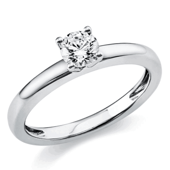 Κλασικό μονόπετρο δαχτυλίδι μπριγιάν - Ketsetzoglou Diamond