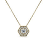 Μονόπετρο κολιέ υψηλής αισθητικής και ποιότητας