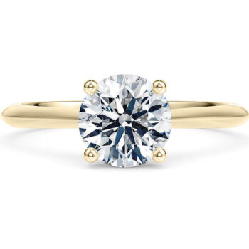 Μονόπετρο δαχτυλίδι χρυσό με μπριγιάν - Classic Rings Diamond