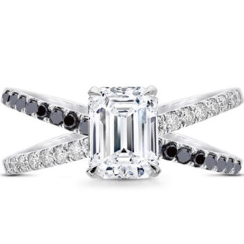 Μονόπετρο Emerald Cut Diamond - Ketsetzoglou Diamond Rings