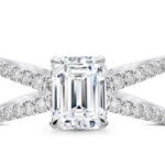 Μονόπετρο δαχτυλίδι Emerald Cut by Ketsetzoglou / Diamond Ring