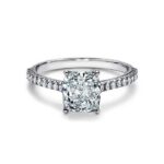 Κομψό μονόπετρο δαχτυλίδι με διαμάντια - Ketsetzoglou Diamond