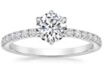 Δαχτυλίδι αρραβώνα λευκόχρυσο με διαμάντι - eshop ketsetzoglou.com