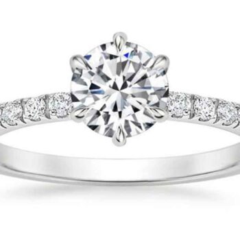 Δαχτυλίδι αρραβώνα λευκόχρυσο με διαμάντι - eshop ketsetzoglou.com