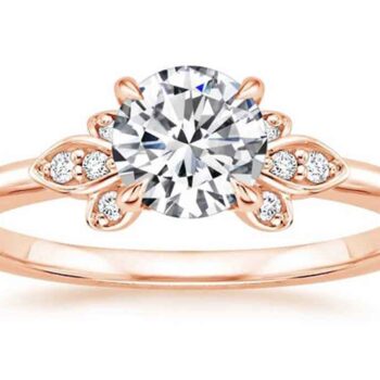 Δαχτυλίδι ροζ χρυσό με διαμάντια - Eshop online ketsetzoglou.com