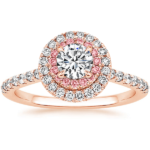 Ροζέτα δαχτυλίδι με διαμάντια για αρραβώνα