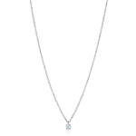 Λευκόχρυσο Κ18 κολιέ με διαμάντια