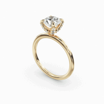 Luxury Diamond Solitaire in 18K