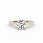 18K Solitaire Ring with Brilliant Cut Diamond  - monopetro.com.gr