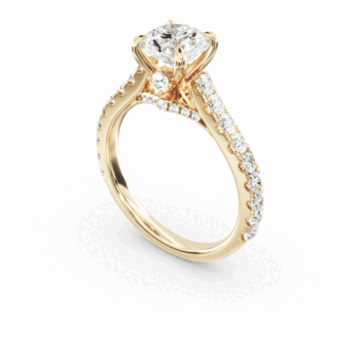 18K Solitaire Ring with Brilliant Cut Diamond  - monopetro.com.gr