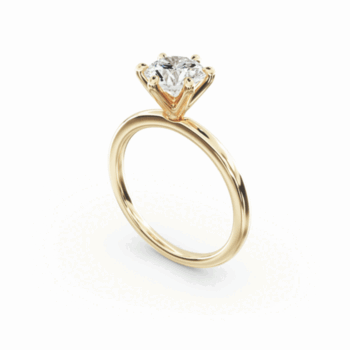 Round Cut Diamond Solitaire Ring