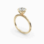 Solitaire Diamond Ring 18K Gold