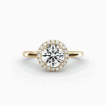Round Cut Diamond Halo Ring