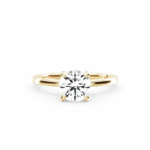 Solitaire Ring With Natural Diamond 
