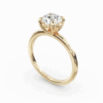 Solitaire Ring With Natural Diamond 