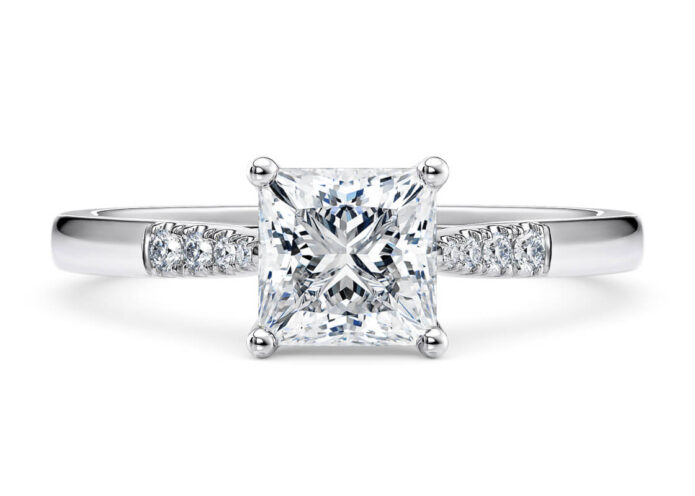 Μονόπετρα δαχτυλίδια με διαμάντια σε λευκόχρυσο - Diamond Ring
