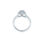 Λευκόχρυσο δαχτυλίδι ροζέτα σε σχήμα δάκρυ - Online Ketsetzoglou.com