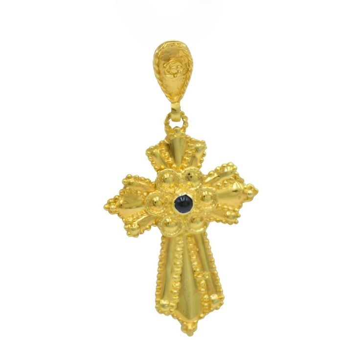 Σταυρός Βυζαντινό στυλ από Κίτρινο Χρυσό - Ketsetzoglou.gr