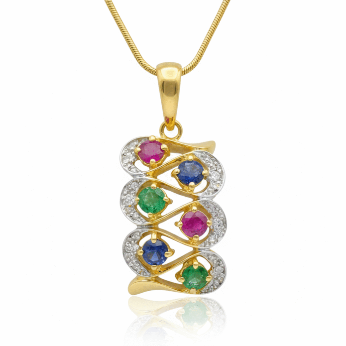 Κολιέ μενταγιόν Κ18 καρατίων  - Ketsetzoglou Jewellery