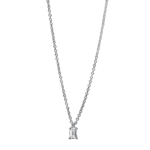 Κολιέ λευκόχρυσο με πιστοποιημένο διαμάντι