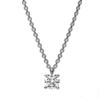 Κολιέ λευκόχρυσο με φυσικά διαμάντια - monopetro.com.gr