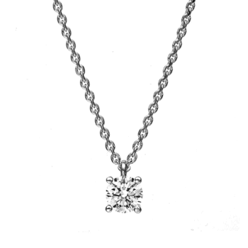 Κολιέ λευκόχρυσο με φυσικά διαμάντια - monopetro.com.gr