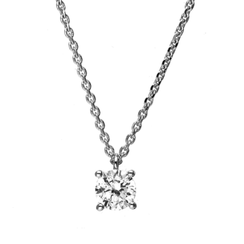 Εντυπωσιακό μίνιμαλ κολιέ με διαμάντι - monopetro.com.gr