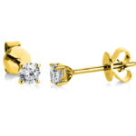 Chic σκουλαρίκια 18Κ με φυσικά διαμάντια