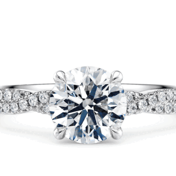 Eternal Diamond Μονόπετρο Λευκόχρυσο